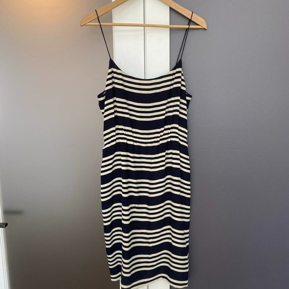 J.Crew Silk Striped Slip Dress - Picture 5 of 10